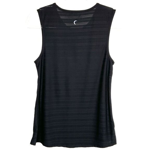 Zyia Active Black Luxe Muscle Tank Top XS X-Small - Picture 3 of 4